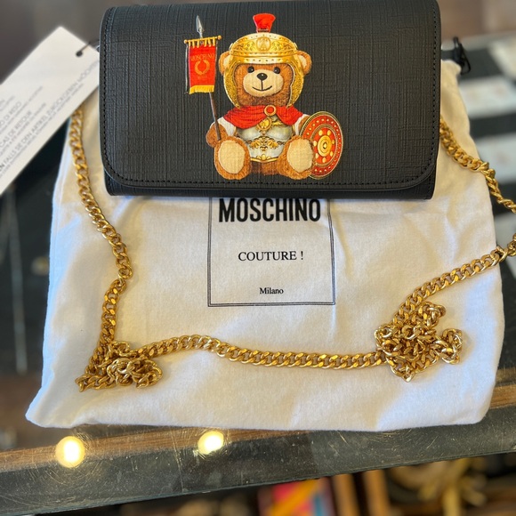 Moschino Roman Teddy Bear Clutch - Picture 2 of 7